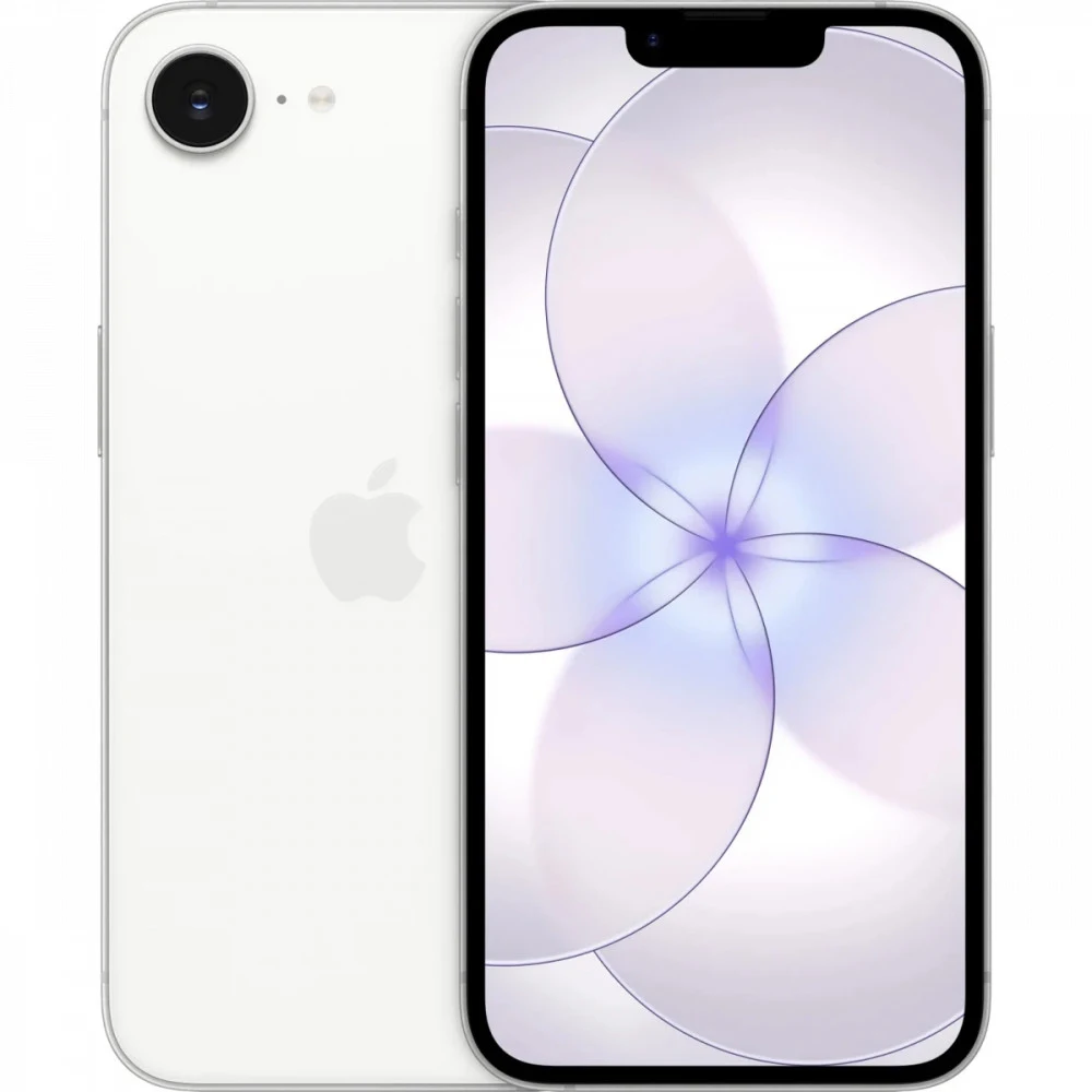 Смартфон Apple A3634 iPhone 17e 256Gb 8Gb белый моноблок 3G 4G 1Sim 6.1" 1170x2532 iOS 26 48Mpix 802.11 a/b/g/n/ac/ax NFC GPS Protect