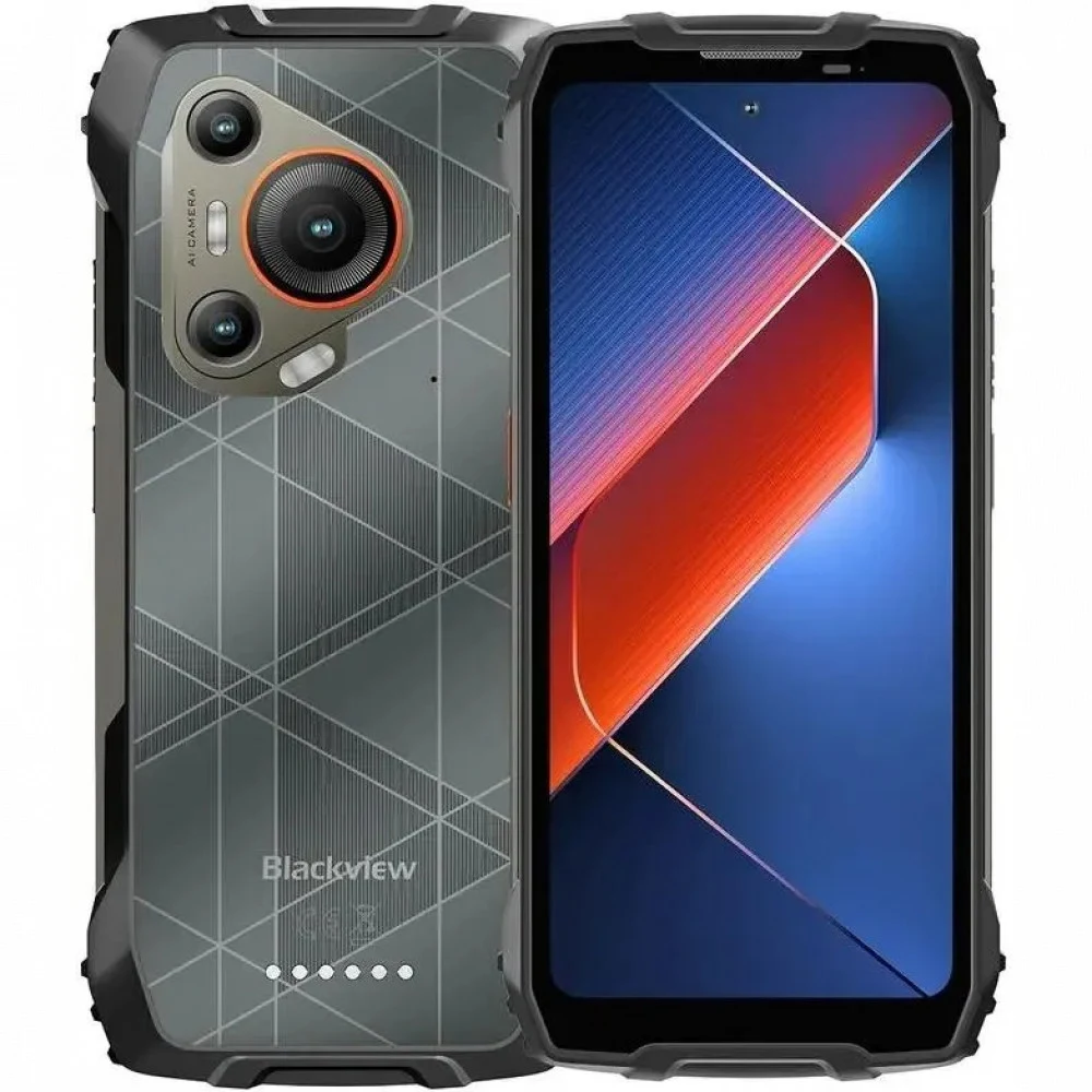 Смартфон BlackView BL7000 MediaTek Dimensity 6300 (2.4) 8С RAM8Gb ROM256Gb 6,67"" HD+ IPS 720x1604 5G Android 15 черный 50Mpix+20Mpix NV/32Mpix NFC GPS 802.11 a/b/g/n/ac GSM BT5.2 TouchSc TF card 2T