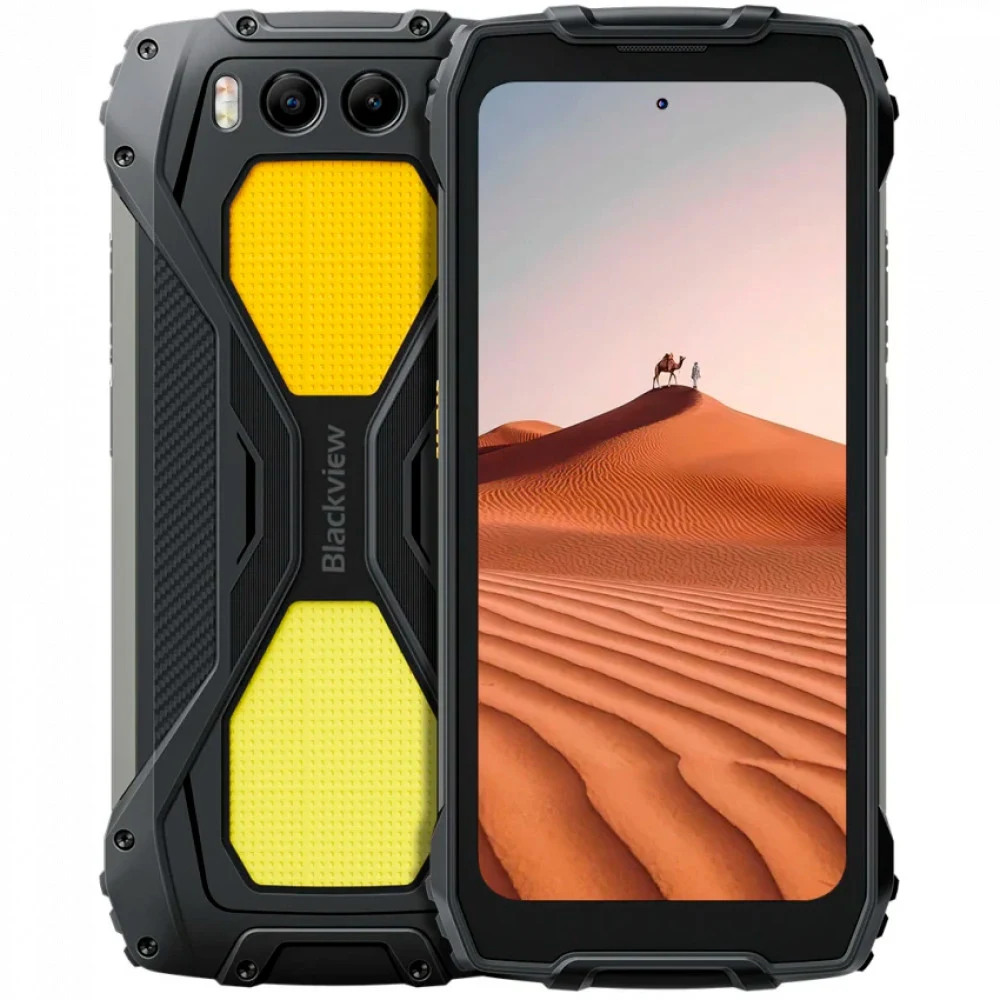 "Смартфон BlackView BV7300 MT6769V/CB Helio G81 (2.0) 8С RAM6Gb ROM256Gb 6,67"" HD+ IPS 720x1604 3G 4G Android 14 черный 32+50Mpix/20Mpix night vision NFC GPS 802.11 a/b/g/n/ac GSM BT5.3 TouchSc TF