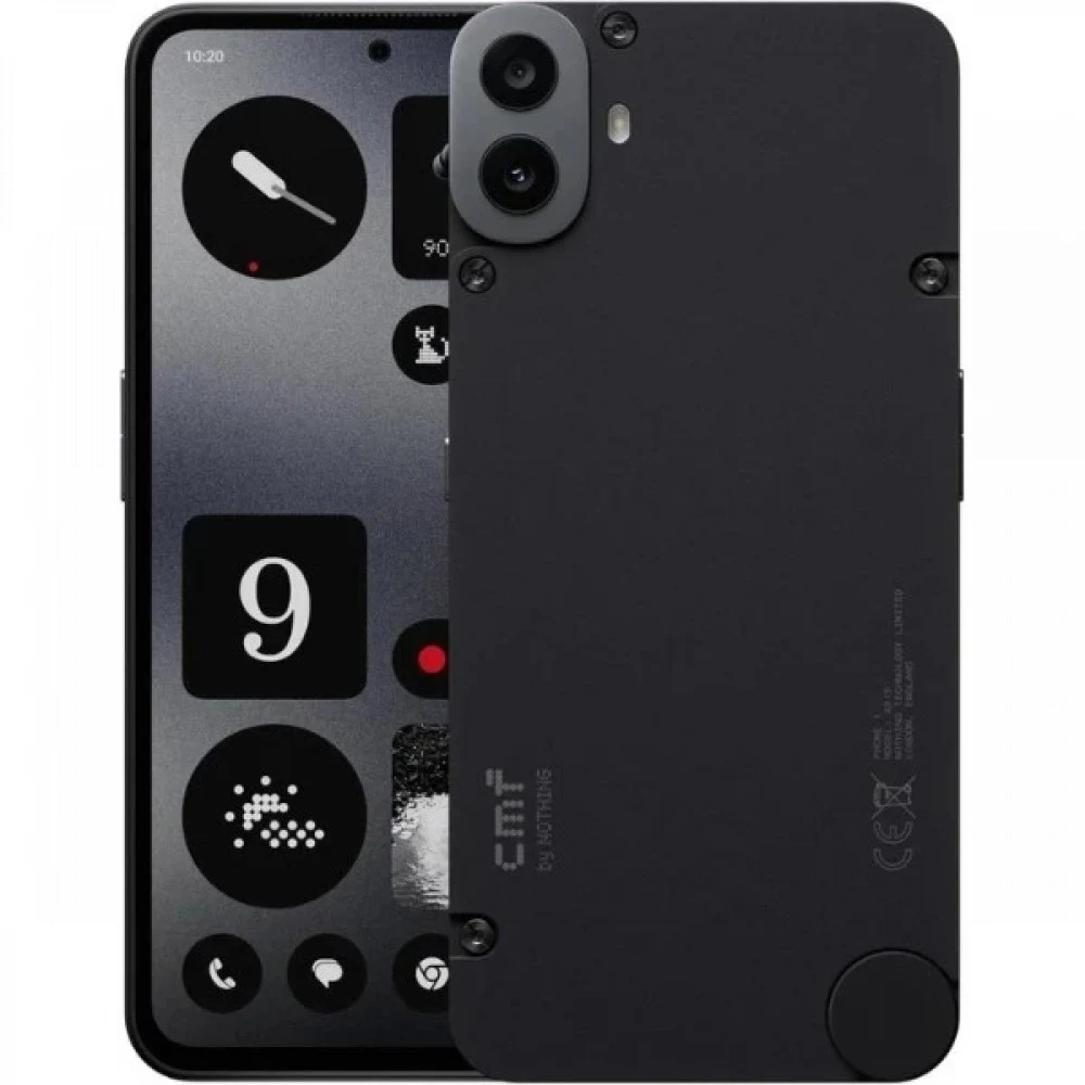 Смартфон CMF by Nothing Phone 1 8+128 Black/6.67"FHD+/SuperAMOLED/120Hz/MTK 7300/And14/50MP/16MP/microSD/5000mAh/noNFC