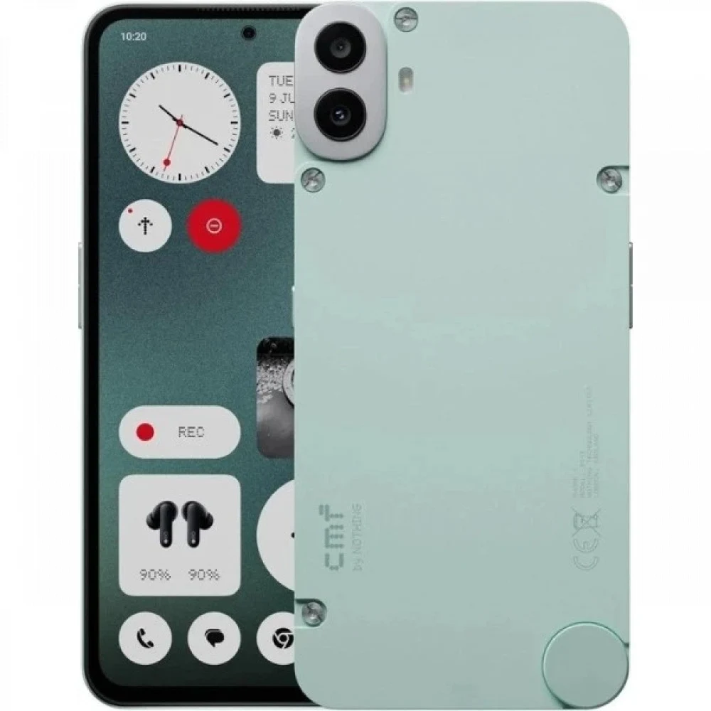 Смартфон CMF by Nothing Phone 1 8+256 Green/6.67"FHD+/SuperAMOLED/120Hz/MTK 7300/And14/50MP/16MP/microSD/5000mAh/noNFC