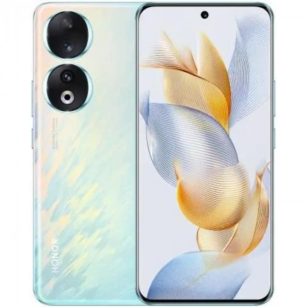 Смартфон, HONOR, 90 REA-NX9, 8GB RAM 256GB, 6.7", Android 13, Qualcomm Snapdragon 7 Gen 1 AE, Камера 200 Мп, 2664x1200, Bluetooth 5.3, 5000 мАч, (Peacock Blue) Голубой (REA-NX9-8-256-Blue)
