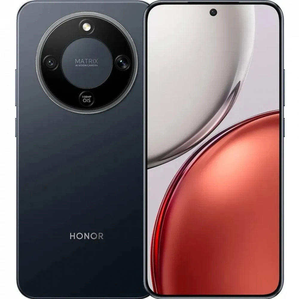 Смартфон, HONOR, X9d MTN-NX1, 12GB 256GB, 6.79", Android 15, Snapdragon 6 Gen 4, Камера 108 Мп+5 Мп/16 Мп, 2640x1200, Bluetooth 5.1, 8300 мАч, (Midnight Black) Графитовый