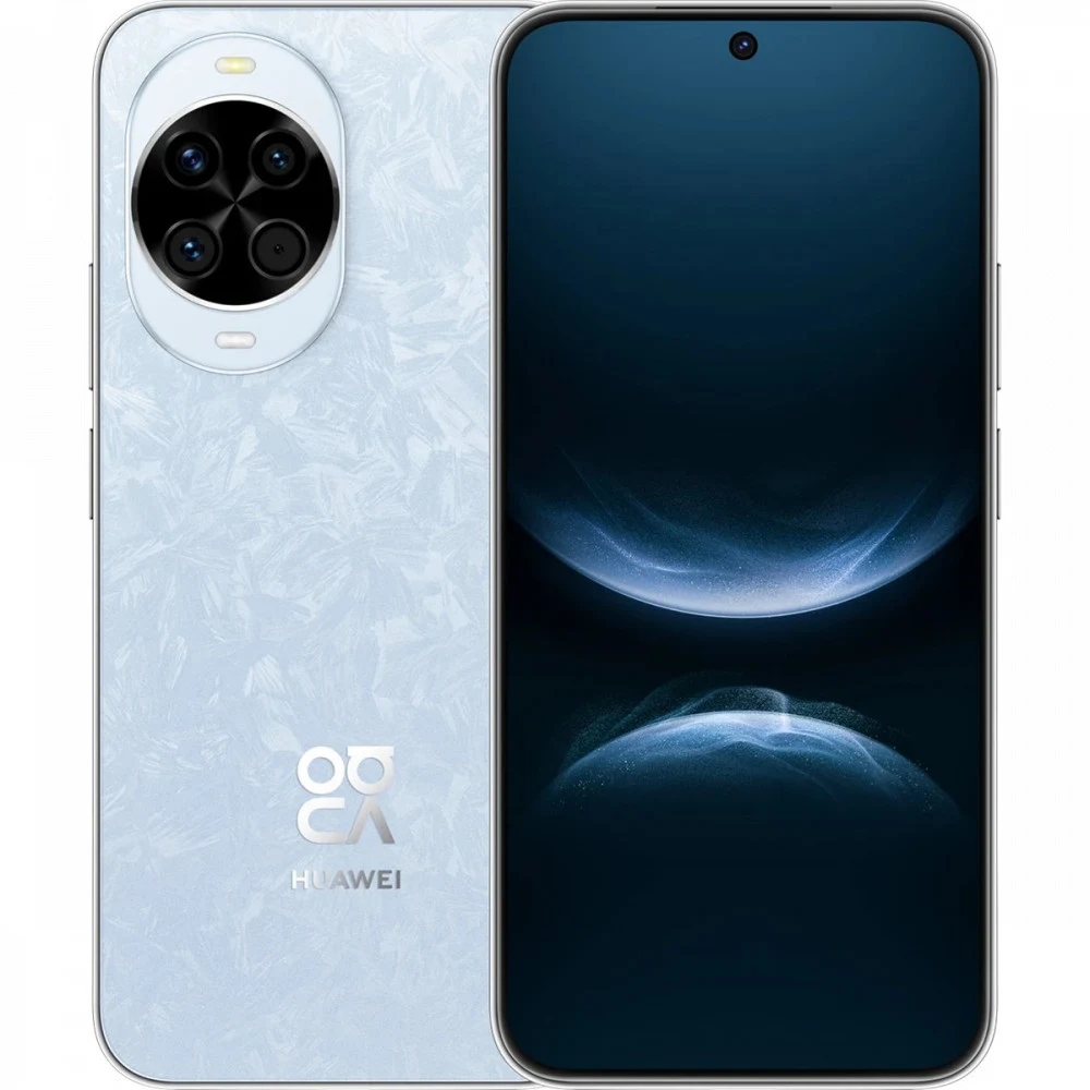 Абонентский терминал, Huawei, Nova 14 TLR-LX9, 12GB 512GB, 6.7", Kirin 8000, EMUI 14.2, Камера 50 Мп+12 Мп/50 Мп, FHD+ 2412 1084, 5500 мАч, (Crystal Blue) Голубой