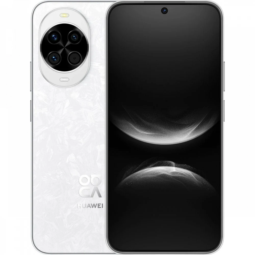 Абонентский терминал, Huawei, Nova 14 TLR-LX9, 12GB 512GB, 6.7", Kirin 8000, EMUI 14.2, Камера 50 Мп+12 Мп/50 Мп, FHD+ 2412 1084, 5500 мАч, (White) Белый
