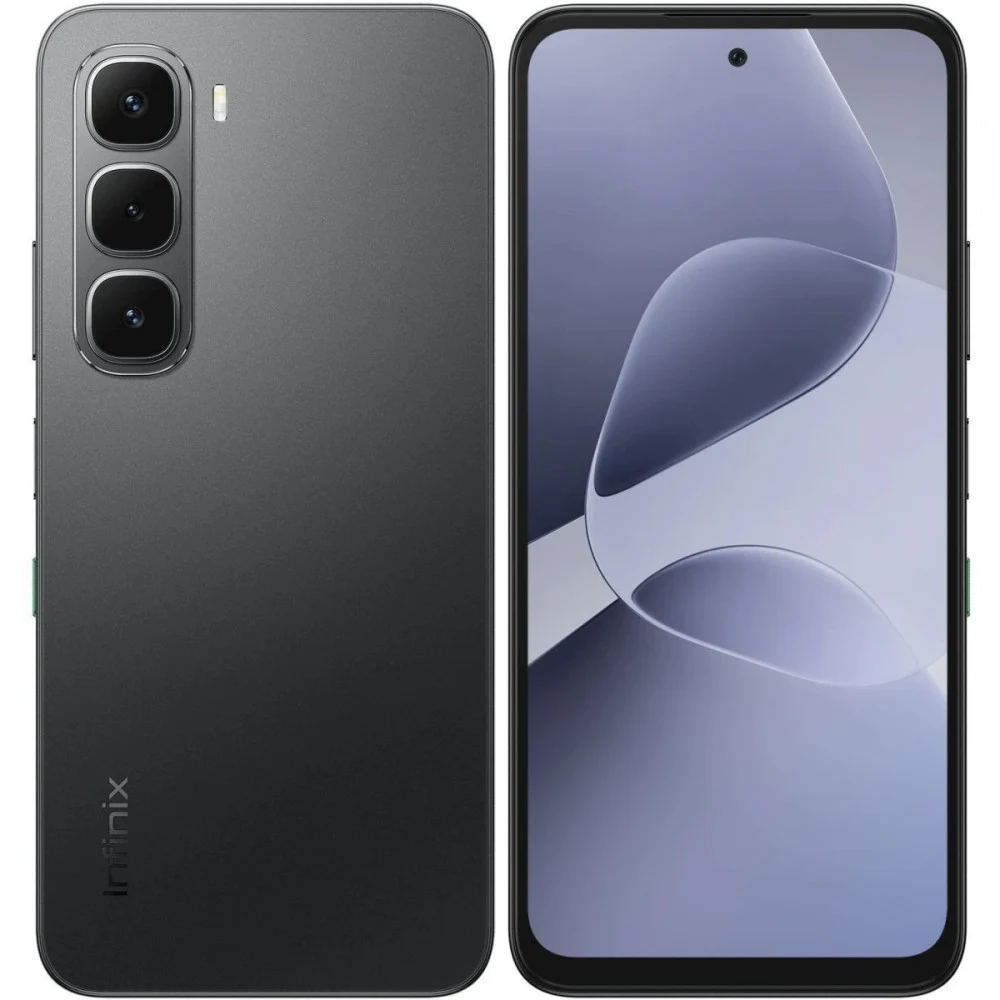 Смартфон Infinix X6728 Hot 60i 256Gb 8Gb черный моноблок 3G 4G 2Sim 6.7" 720x1600 Android 15 50Mpix 802.11 a/b/g/n/ac NFC GPS Protect FM microSD max1024Gb