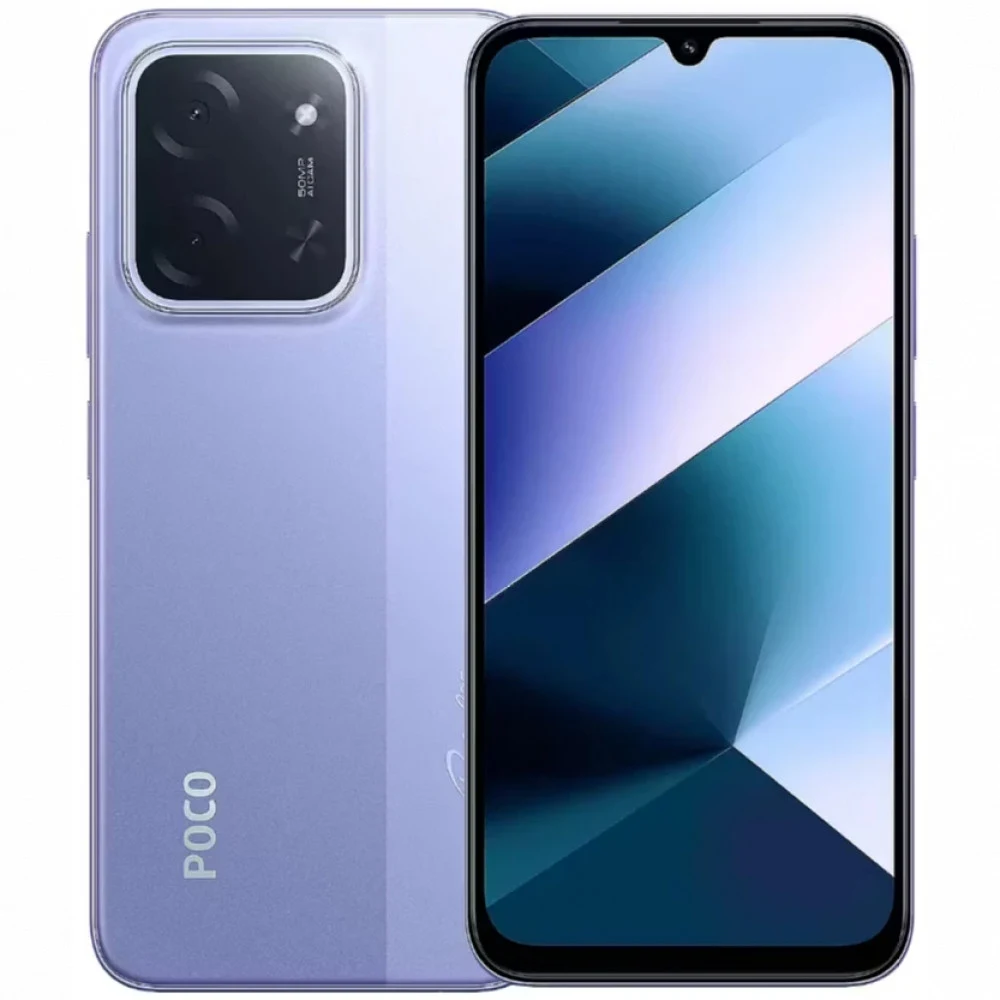 Смартфон POCO C85, G81Ultra 6/128GB, 6.9"IPS, 1600x720, BT5.4, NFC, 2xSIM+microSD, Purple