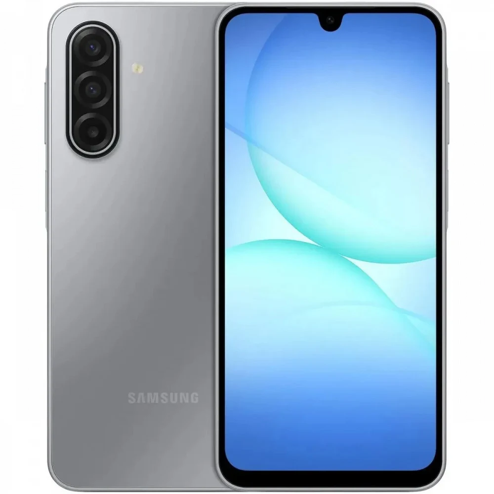 Смартфон Samsung SM-A175F Galaxy A17 128Gb 6Gb серый моноблок 3G 4G 2Sim 6.7" 1080x2340 Android 15 50Mpix 802.11 a/b/g/n/ac NFC GPS GSM900/1800 GSM1900 microSD max2048Gb