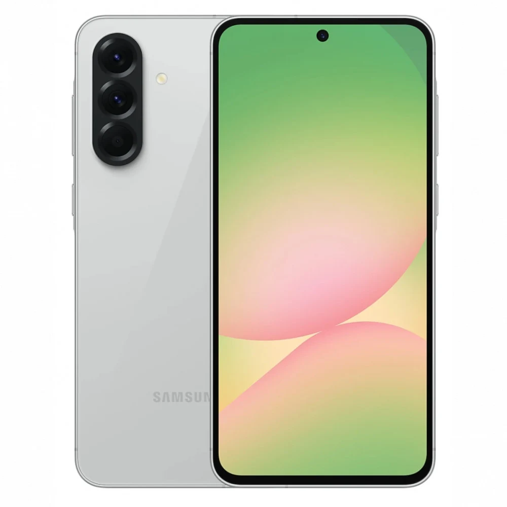 Смартфон Samsung SM-A566E Galaxy A56 5G 128Gb 8Gb серый моноблок 3G 4G 2Sim 6.7" 1080x2340 Android 15 50Mpix 802.11 a/b/g/n/ac/ax NFC GPS GSM900/1800 GSM1900 TouchSc Protect