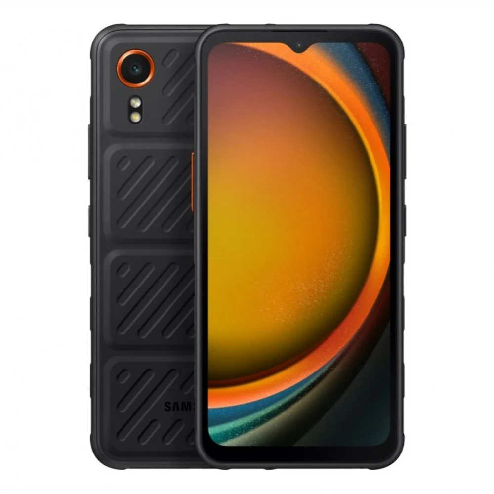 Смартфон Samsung SM-G556B Galaxy XCover7 128Gb 6Gb черный моноблок 3G 4G 1Sim 6.6" 1080x2408 Android 14 50Mpix 802.11 a/b/g/n/ac NFC GPS GSM900/1800 GSM1900 Protect microSD max1024Gb