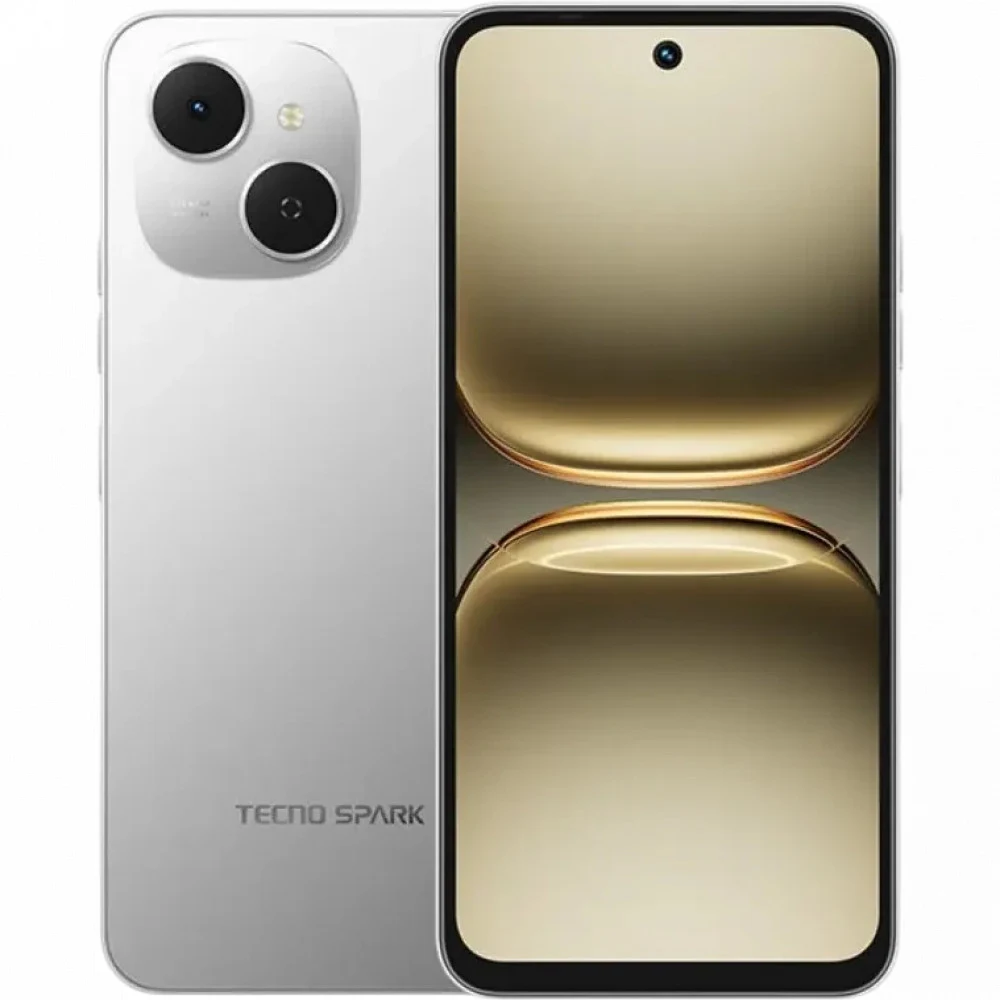 Смартфон Tecno Spark 40C 256Gb 8Gb серый моноблок 3G 4G 2Sim 6.67" 720x1600 Android 15 13Mpix 802.11 a/b/g/n/ac/ax GPS GSM900/1800 Protect FM microSD max1024Gb