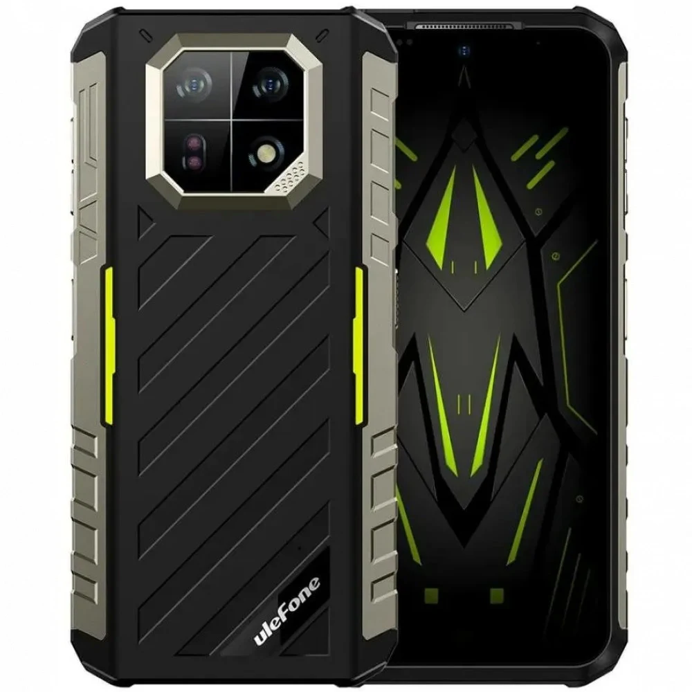 Смартфон Ulefone Armor 22 8+128GB Green/6.58” FHD+/IPS/120Hz/MTK G96/And13/64+64 Night Vision/8MP/IP69K/6600mAh