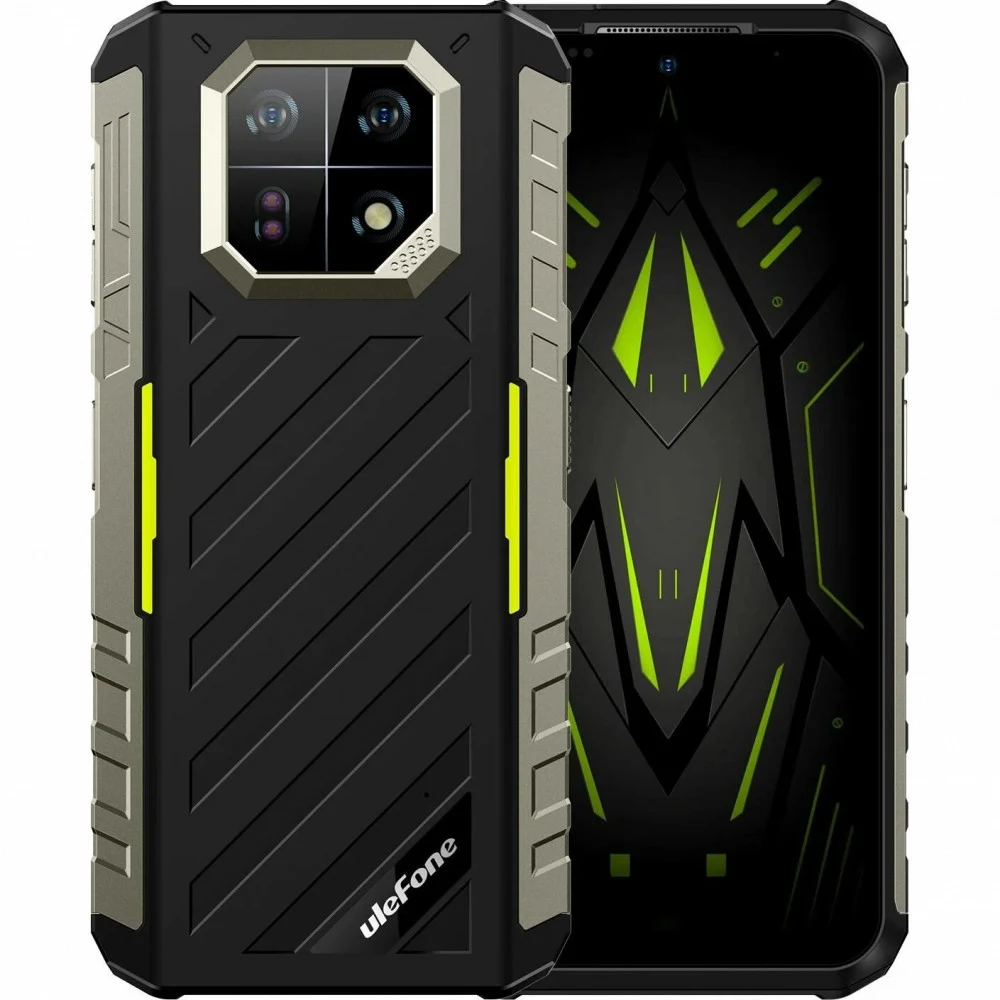 Смартфон Ulefone Armor 22 8+256GB Green/6.58” FHD+/IPS/120Hz/MTK G96/And13/64+64 Night Vision/8MP/IP69K/6600mAh