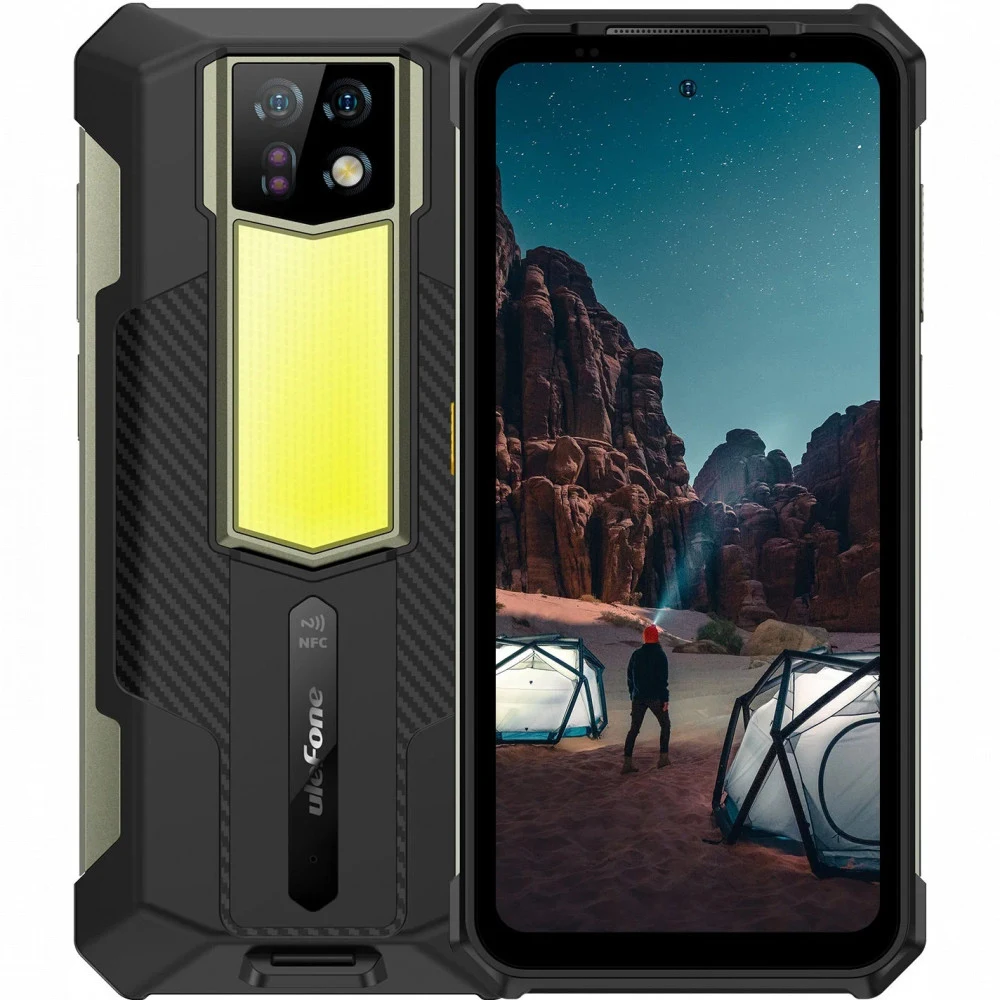 Смартфон Ulefone Armor 24 12+256GB Black/6.78” FHD+/120Hz/MTKG96/And13/64+64MP/16MP/IP69K/22000mAh/uSmart