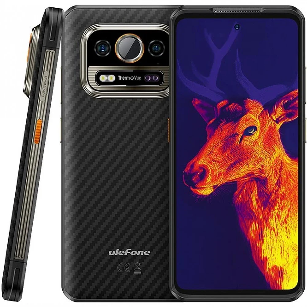 Смартфон Ulefone Armor 25T MediaTek Helio G99 8С RAM8Gb ROM256Gb 6,78" FHD+ IPS 1080x2460 120Hz 4G Android 14/15 черный 32MP+50MP 64MP Infrared Night Vision Camera Thermal Imaging NFC GPS 802.11 a/b