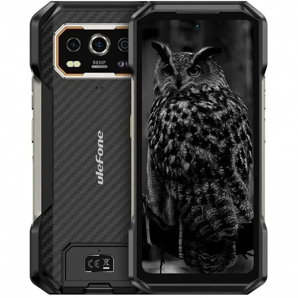 Смартфон Ulefone Armor 27T MediaTek Helio G99 8С RAM12Gb ROM256Gb 6,78" FHD+ IPS 1080x2460 120Hz 4G Android 14 черный 32MP+50MP 64MP Infrared Night Vision Camera NFC GPS 802.11 a/b/g/n/ac BT5.2 GSM
