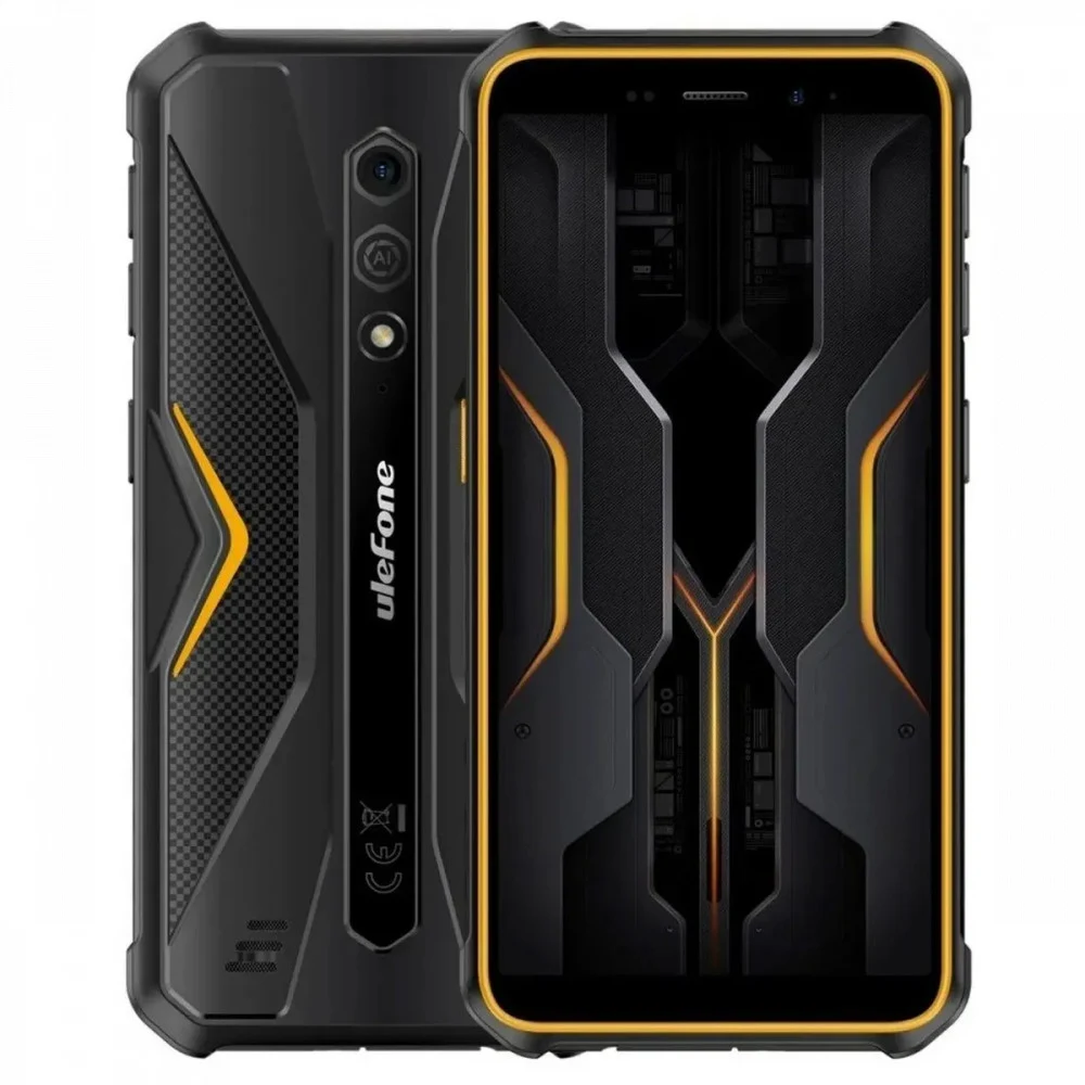 Смартфон Ulefone Armor X12 Pro 4+64GB Orange/5.45” HD+/IPS/MTK G36/And13/13MP/8MP/IP69K/4860mAh