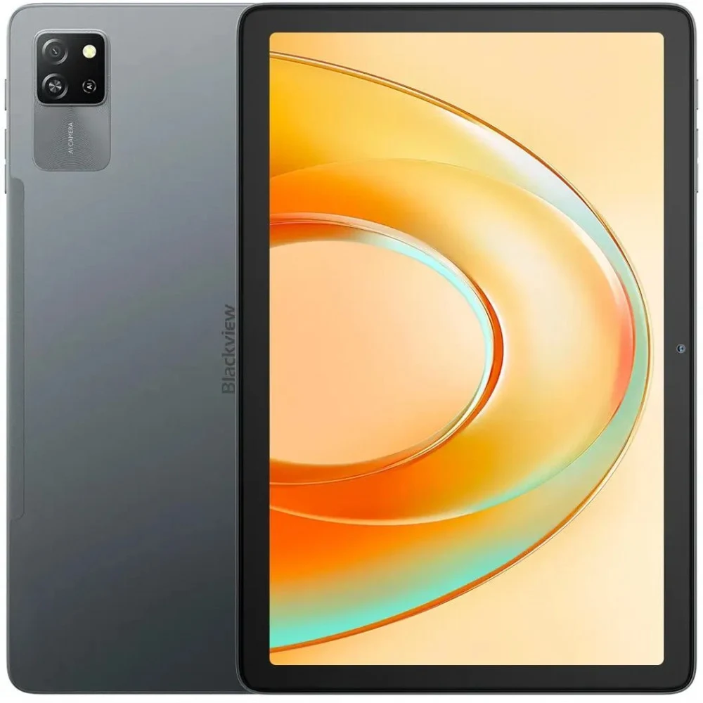 Планшет Blackview Tab 60 Pro UMS9230/T606 (1.6) 8C RAM8Gb ROM128Gb 10.1" IPS 800x1280 3G 4G Android 14 серый 8Mpix 5Mpix BT GPS WiFi Touch microSDXC 2Tb 7700mAh 10W Charger