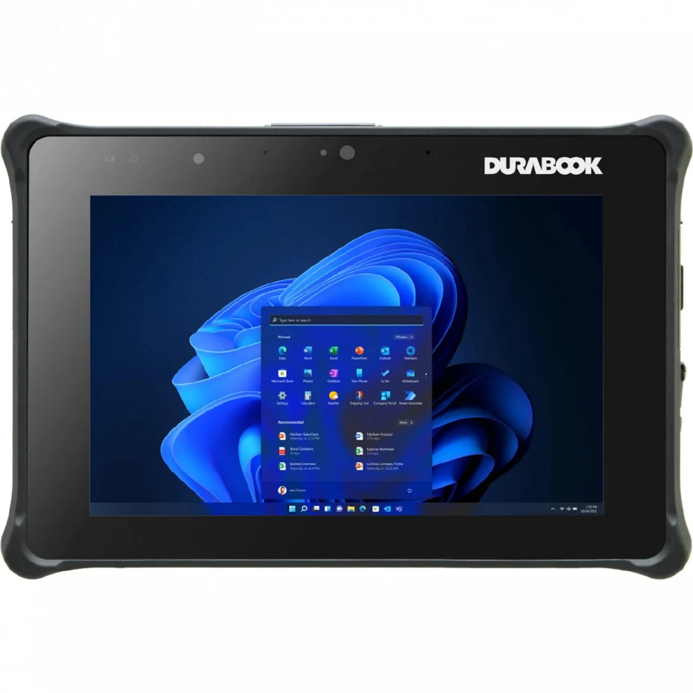8.0” HD (800x1280) Sunlight Readable 800nits Touchscreen Display, Intel® Core™ i5-1230U Processor up to 4.4 GHz, Windows 11 Professional with 8GB RAM, 128GB PCIe SSD, Wi-Fi 6E + Bluetooth v5.3, 2MP