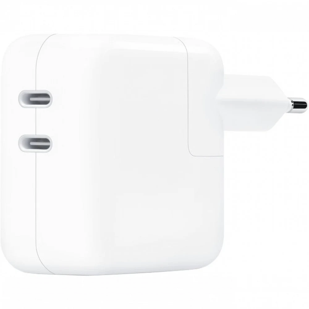 Оригинальный адаптер Apple 35W Dual USB-C Port Power Adapter MW2K3ZM/A (MNWP3ZM/A)