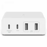 108W 4-Ports USB GaN Desktop Charger (Dual C and Dual A) and 2M Cord