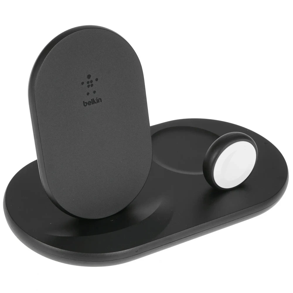 Зарядное устройство беспроводное Belkin 3в1 iPhone/Watch/AirPods, черный