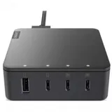 Зарядное устройство Lenovo Go LG130W, сеть, для USB-устройств, 1.8А, 130W, 1xUSB, 3xUSB-C, Black