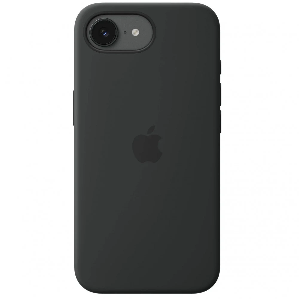 iPhone 17e Silicone Case with MagSafe - Black,Model A3646