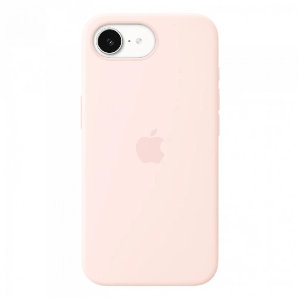 iPhone 17e Silicone Case with MagSafe - Soft Pink,Model A3646