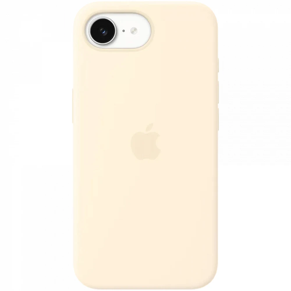 iPhone 17e Silicone Case with MagSafe - Vanilla,Model A3646