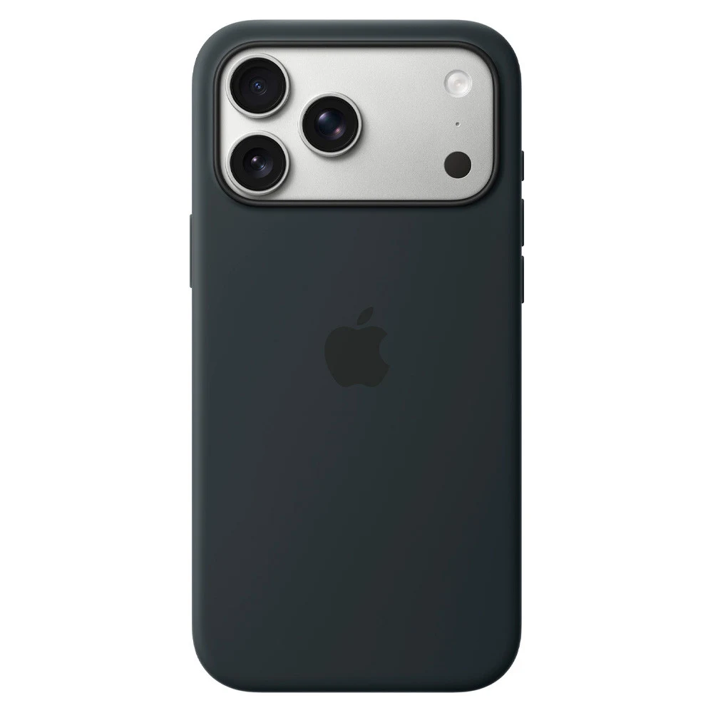 iPhone 17 Pro Max Silicone Case with MagSafe - Black,Model A3560