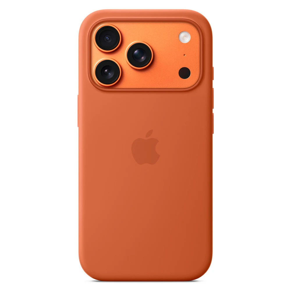 iPhone 17 Pro Silicone Case with MagSafe - Terra Cotta,Model A3559
