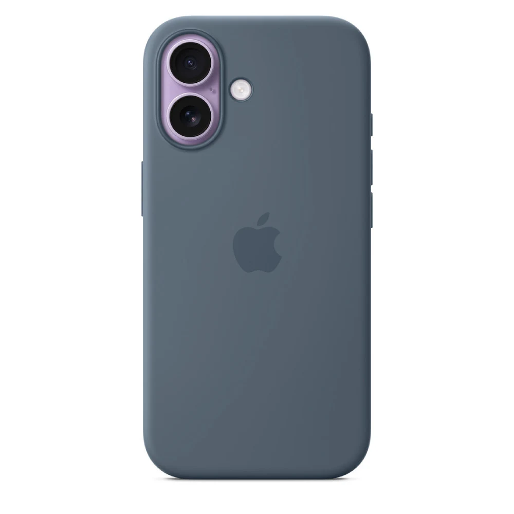 iPhone 17 Silicone Case with MagSafe - Anchor Blue,Model A3558