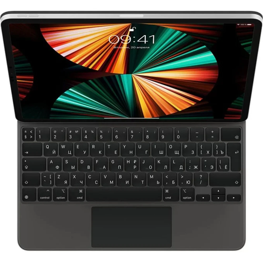 Чехол-клавиатура Magic Keyboard for iPad Pro 12.9-inch (5th generation) - Russian - Black, Model A2480