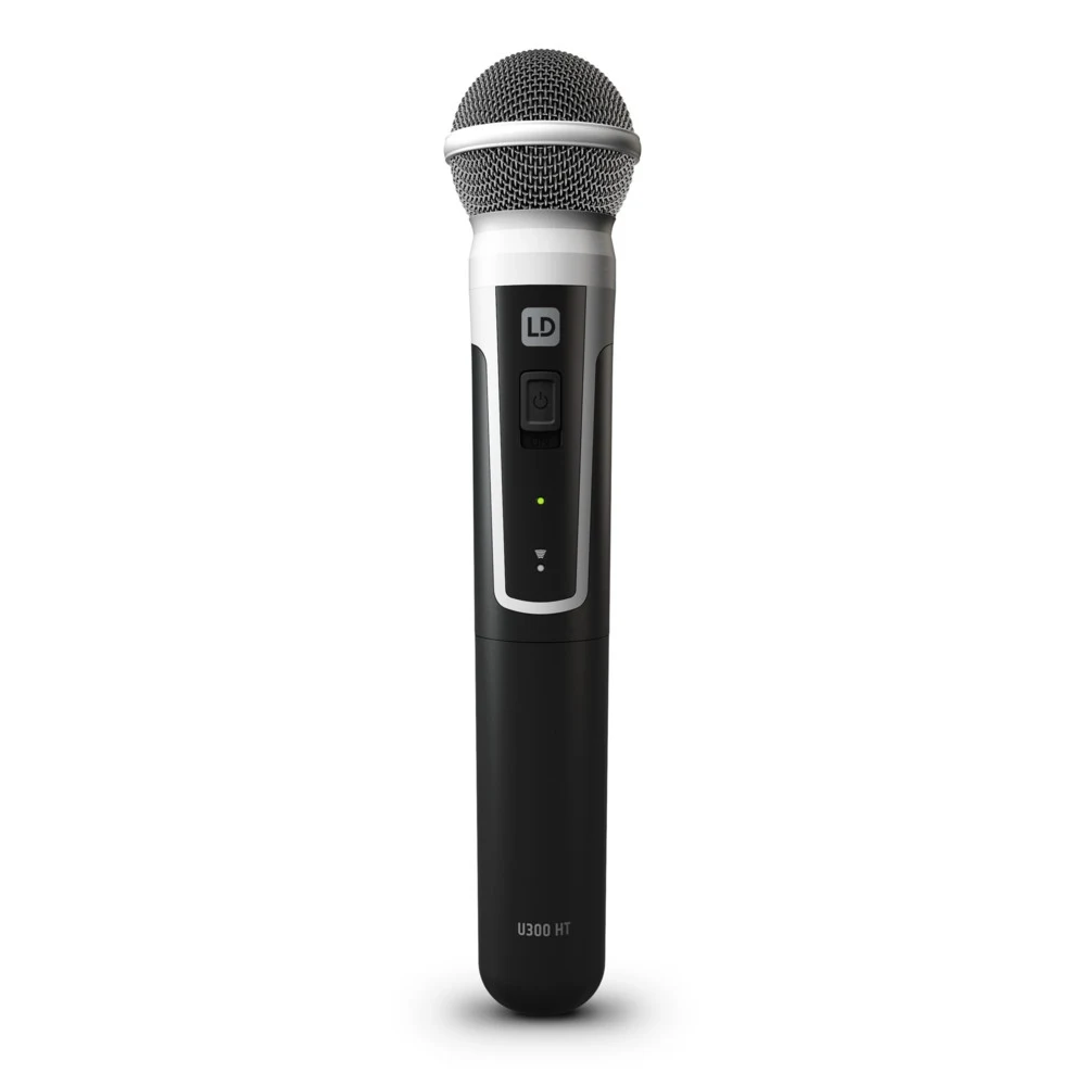 LD SYSTEMS Микрофон LDU305HHD Радиомикрофон беспроводной, 12 выбираемых каналов, передача 100 метров в идеальных условиях, 10 часов работы передатчика с двумя батарейками АА, до 6 систем могут быть