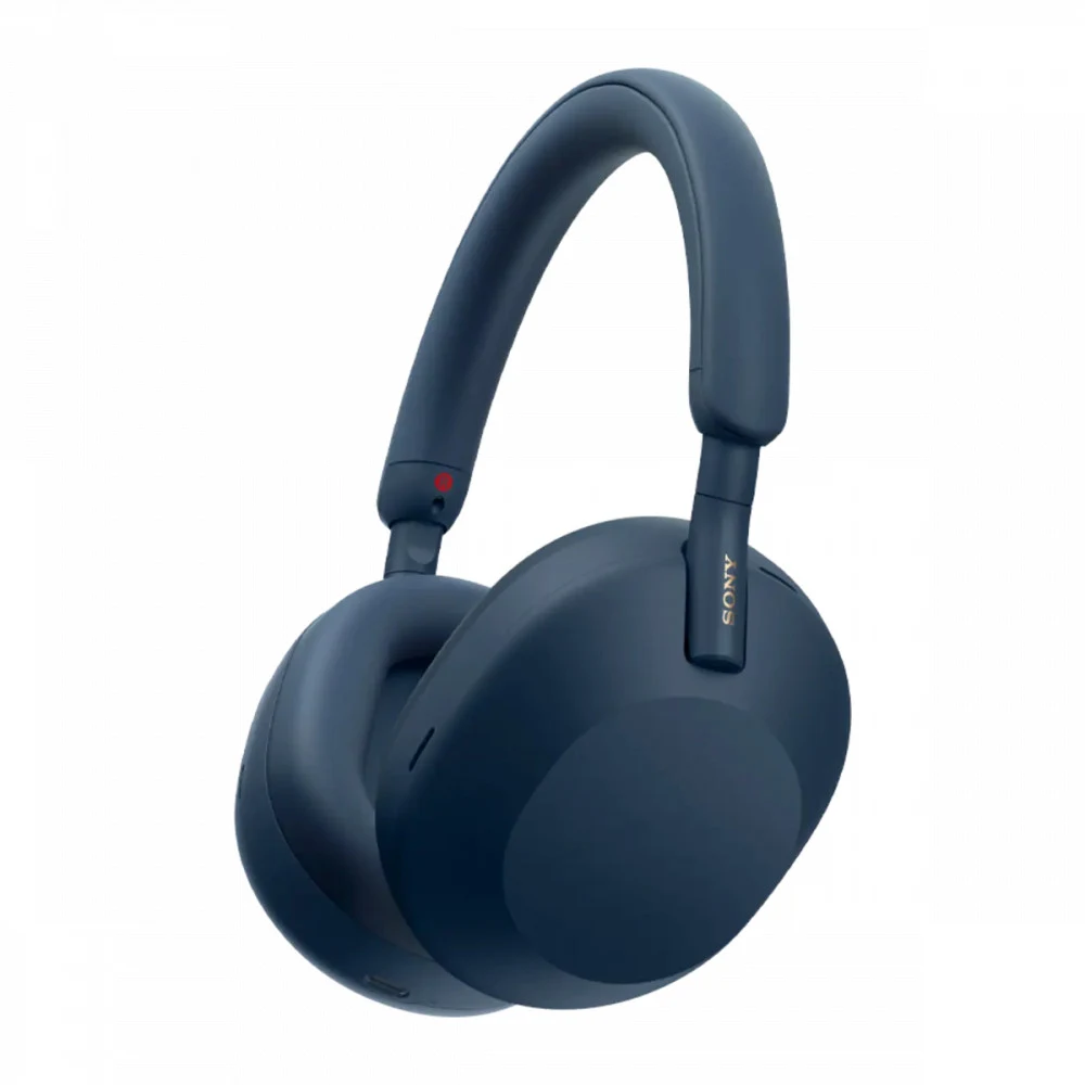 Гарнитура мониторные Sony WH-1000XM5 1.2м синий беспроводные bluetooth оголовье (WH-1000XM5/L)
