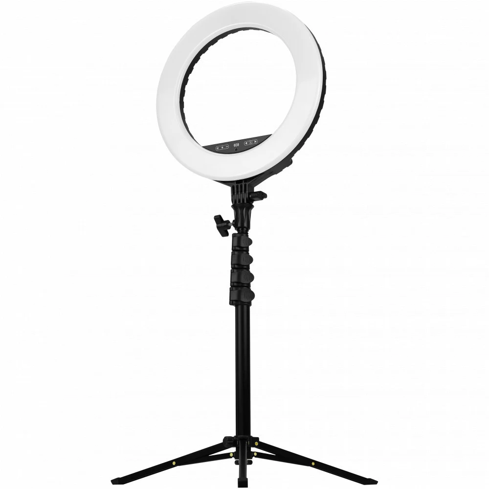 Кольцевая LED-лампа Streamplify Light 14, 36Вт, 6000K, 2250 Лм, 72 LED, 36 см, USB, Black