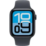 Смарт-часы Apple Watch SE 3 2025 A3325 44мм OLED корп.темная ночь Sport Band рем.темная ночь разм.брасл.:S/M (MEHN4J/A)