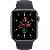Смарт-часы Apple Watch SE, 44mm, 32GB ROM, Wi-Fi, BT, GPS, фторэластомер, Space Gray-Midnight
