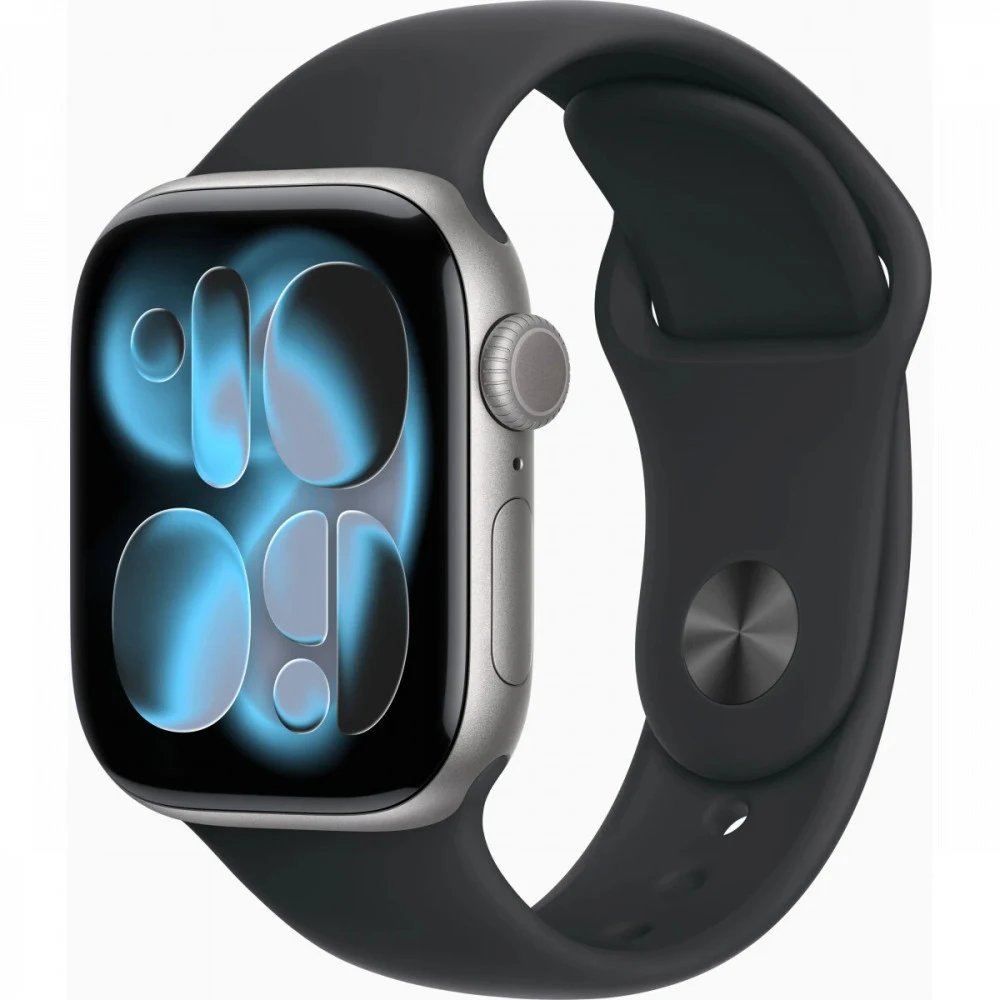 Умные часы Apple Watch Series 11 GPS 42mm Space Gray Al Case Black Sport Band M/L A3331 (MEQX4RK/A)