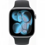 Умные часы Apple Watch Series 11 GPS 46mm Space Grey Al Case Black Sport Band M/L A3333 CN (MEV44X/A)