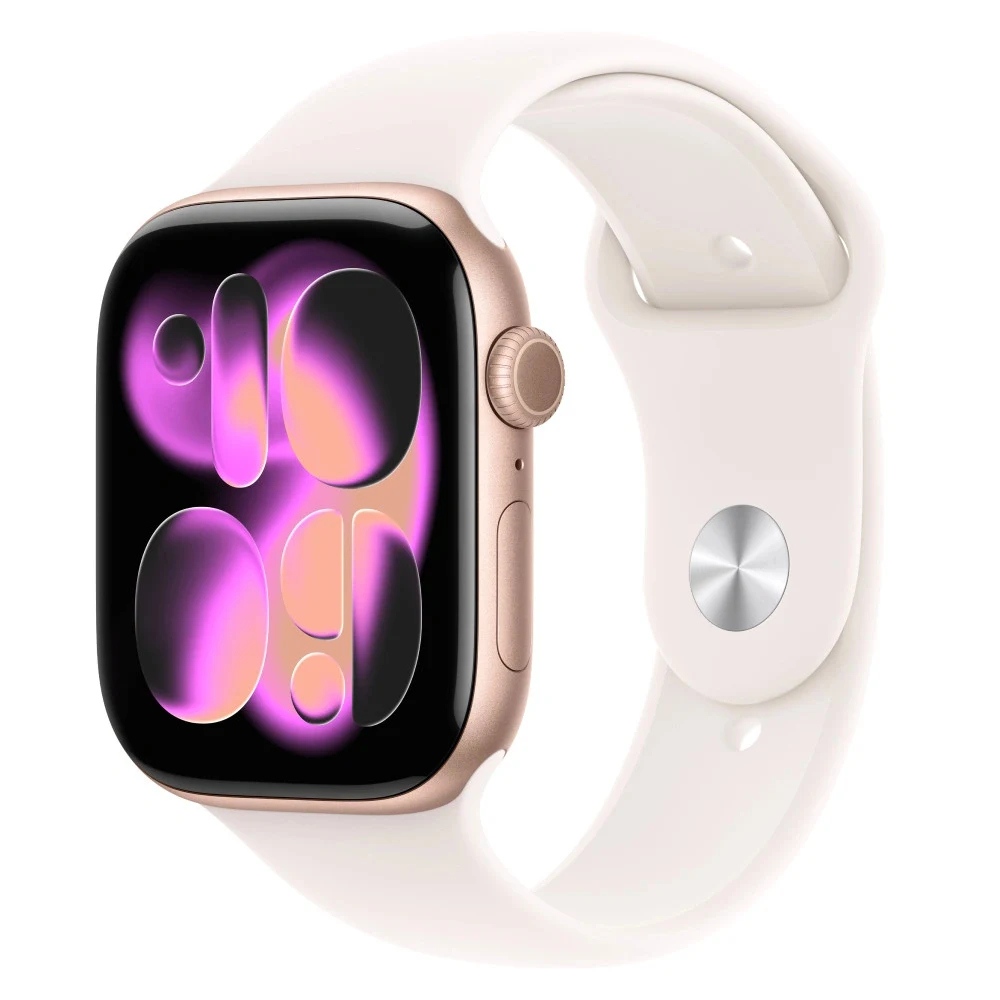 Умные часы Apple Watch Series 11 GPS 42mm Rose Gold Al Case Light Blush Sport Band M/L A3331 (MEU44RK/A)