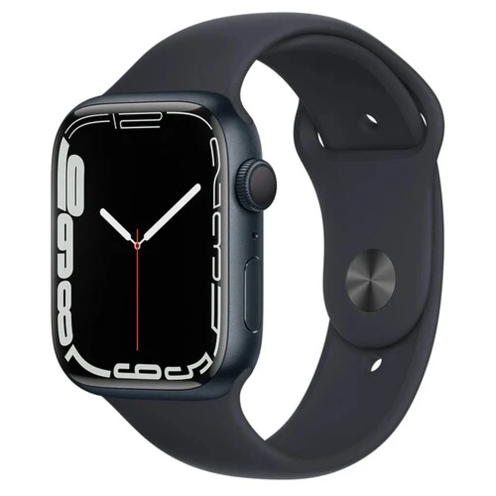 Смарт-часы Apple Watch Series 7, 41mm, 32GB ROM, Wi-Fi, BT, GPS, фторэластомер, Midnight