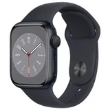 Смарт-часы Apple Watch Series 8, 41mm, 32Gb ROM, Wi-Fi, BT, GPS, фторэластомер, Midnight