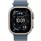 Apple Watch Ultra 3 GPS + Cellular 49mm Natural Titanium Case with Anchor Blue Ocean Band,Model A3281
