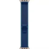 Apple Watch Ultra 3 GPS + Cellular 49mm Natural Titanium Case with Blue/Bright Blue Trail Loop - S/M,Model A3281