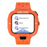Смарт часы, Elari, KidPhone Masha and the Bear, IPS дисплей 1.7 дюйма, Разрешение 320 х 380, Водонепроницаемые (IP67), Аккумулятор 620 мАч, Время работы до 7 дней, Оранжевый