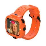 Смарт часы, Elari, KidPhone Masha and the Bear, IPS дисплей 1.7 дюйма, Разрешение 320 х 380, Водонепроницаемые (IP67), Аккумулятор 620 мАч, Время работы до 7 дней, Оранжевый