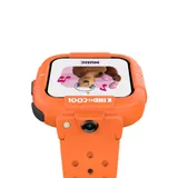 Смарт часы, Elari, KidPhone Masha and the Bear, IPS дисплей 1.7 дюйма, Разрешение 320 х 380, Водонепроницаемые (IP67), Аккумулятор 620 мАч, Время работы до 7 дней, Оранжевый