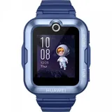 Смарт часы, Huawei, Kid Watch 4 Pro ASN-AL10, Дисплей 1.41" цветной AMOLED-экран, Разрешение 320 x 360, Водонепроницаемые (5 АТМ), Вес 57,5 гр, (Blue) Голубой